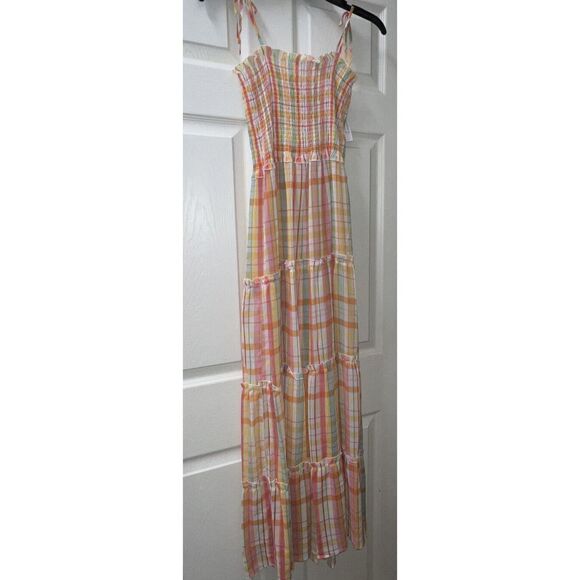 BLEU ROD BEATTIE Sz Large Hip to be Square 4 Tiered Cover Up Dress $100 - Picture 5 of 14